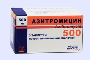 Дизоривка препарата азитромицин