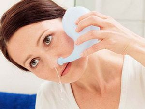 Промывание носа при насморке